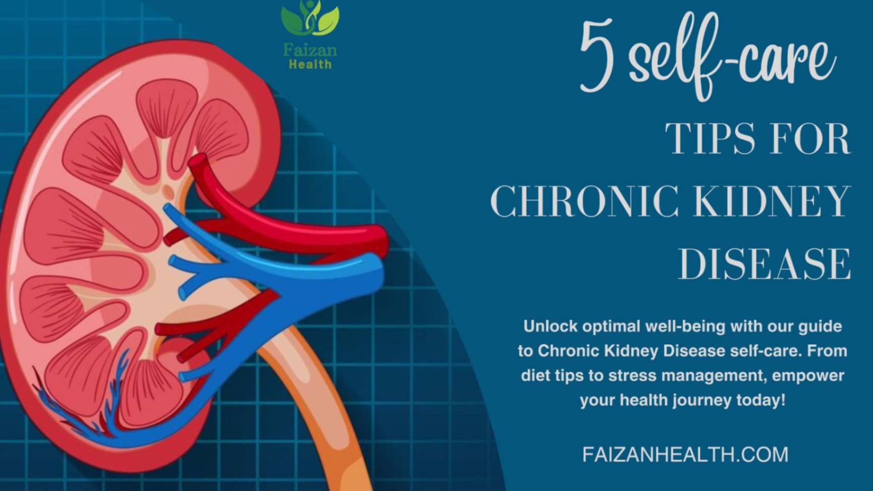 5 self-care Tips for chronic kidney disease: