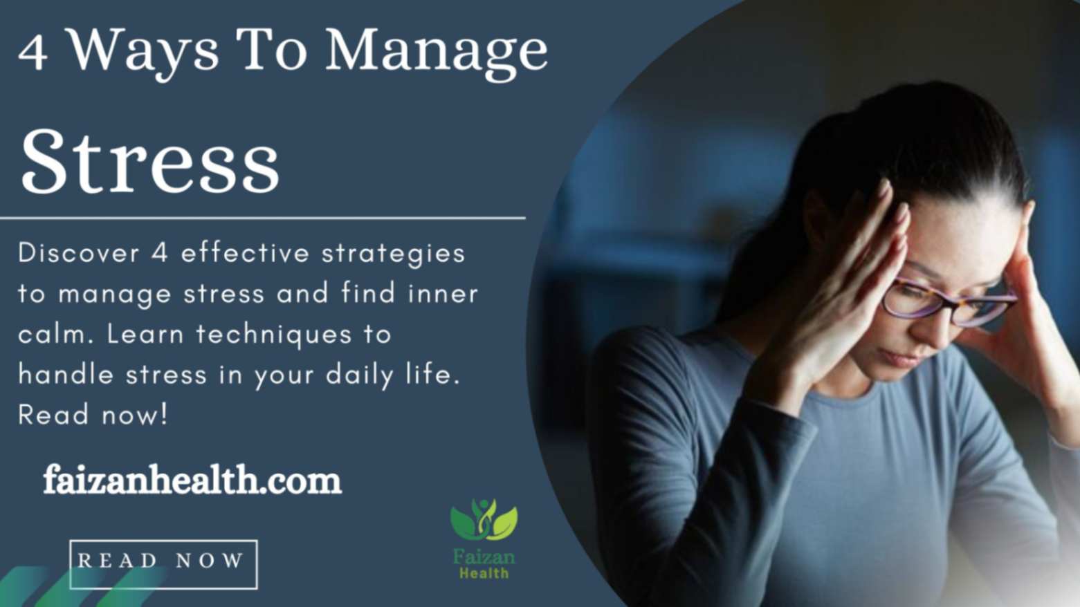 4 ways to manage stress